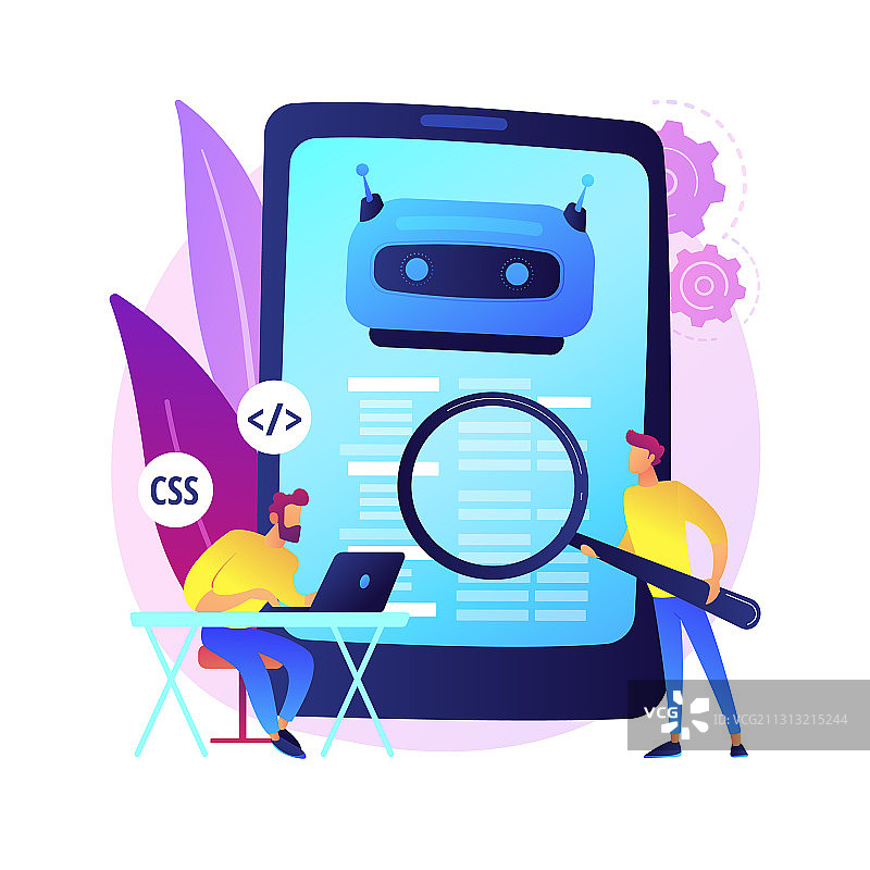 Java开发者概念隐喻图片素材