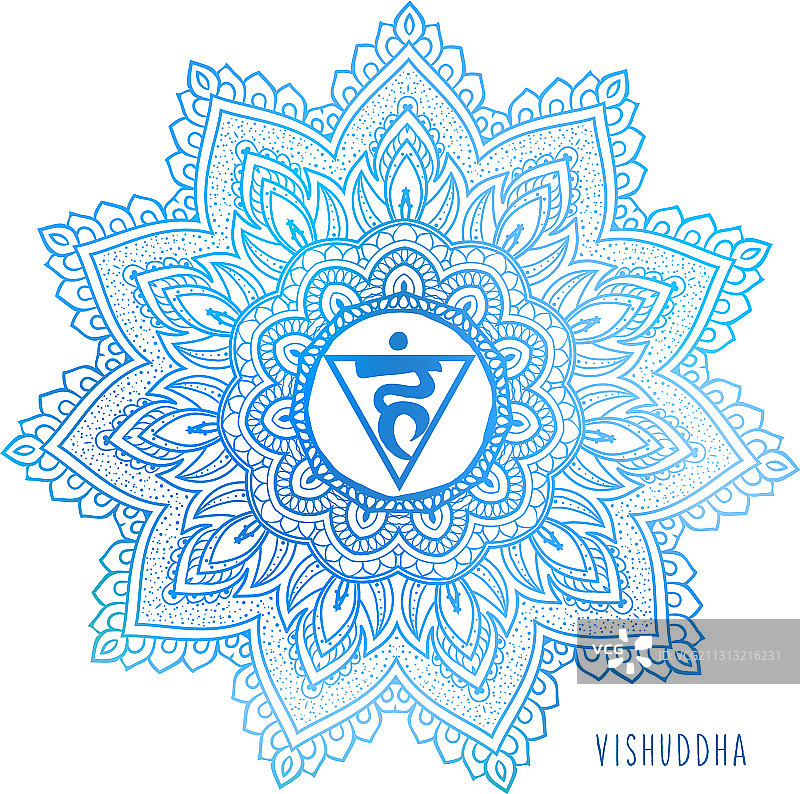 脉轮涂色图片素材