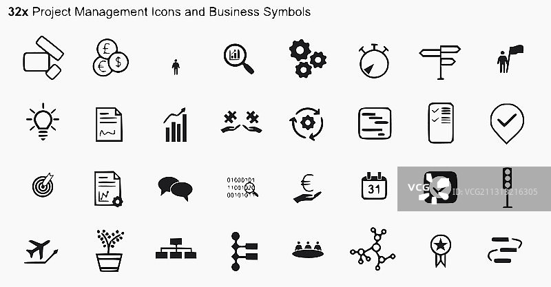 项目管理图标图片素材