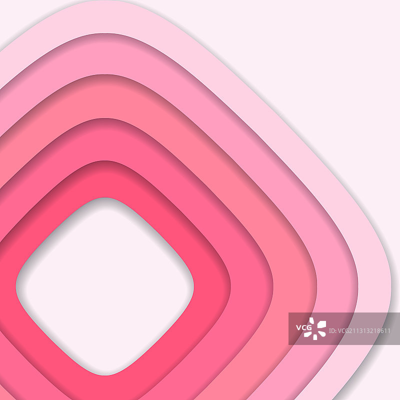 抽象粉色3D剪纸背景图片素材