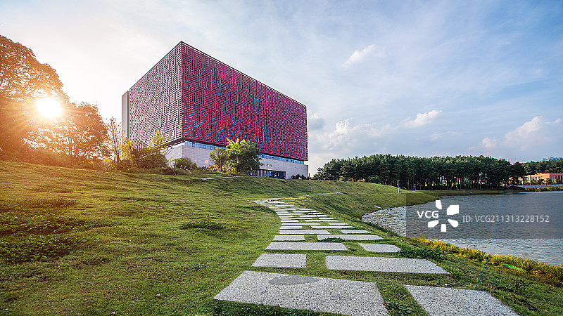 高校图书馆图片素材