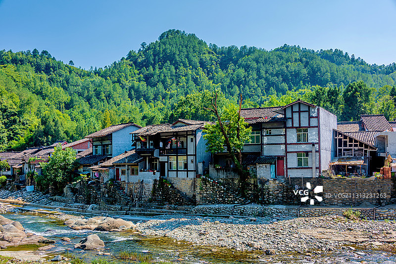 中国陕西汉中青木川古镇图片素材