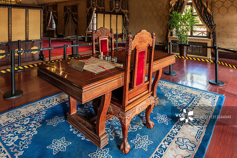 亚洲中国吉林省长春市伪满皇宫博物院图片素材