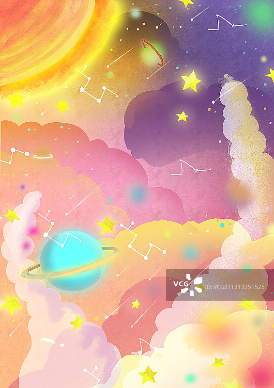 温暖的宇宙图片素材