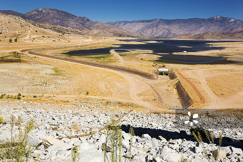 伊莎贝拉湖：加州中央山谷东部图片素材