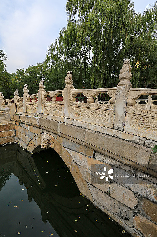 北京故宫（紫禁城）断虹桥图片素材