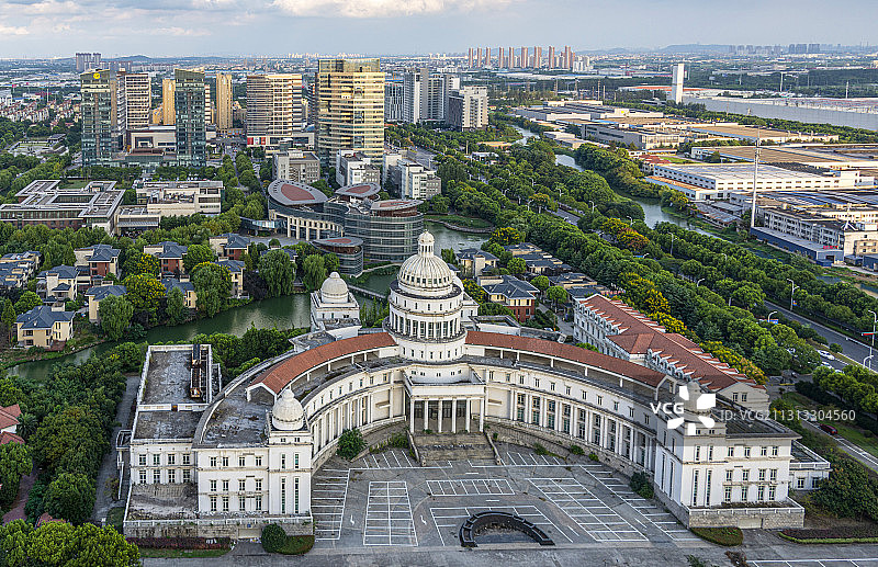 堰桥新貌图片素材