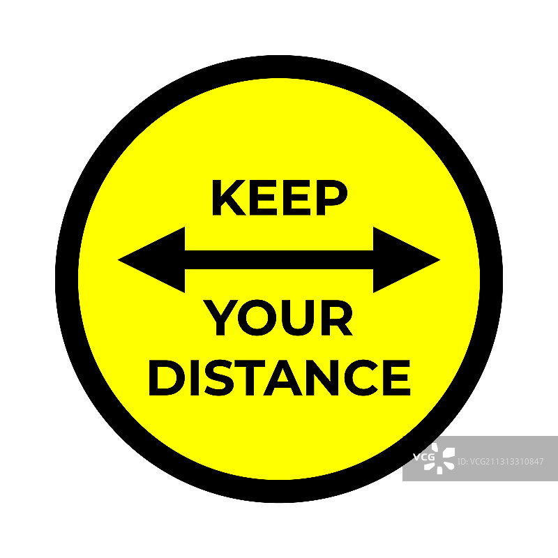 保持社交距离图片素材