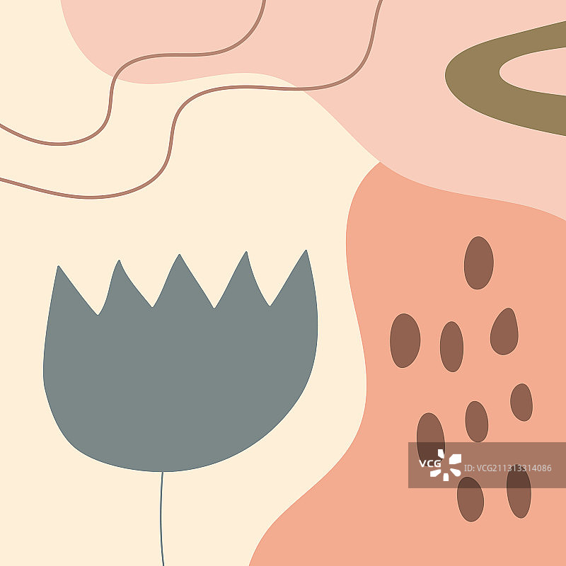 时尚现代手绘拼贴画图片素材