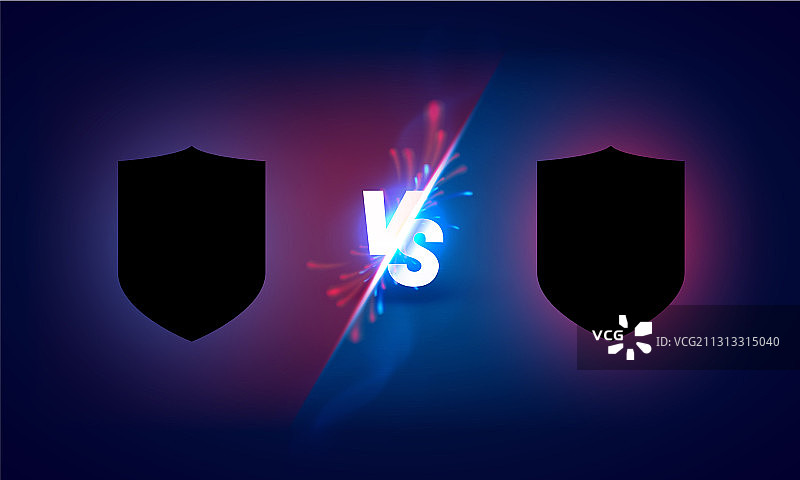 体育VS战队概念游戏封面图片素材