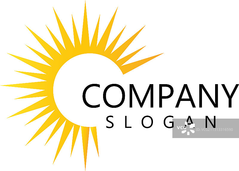 太阳预展标志图片素材