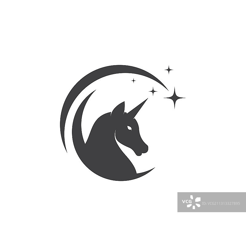 独角兽标志图标图片素材