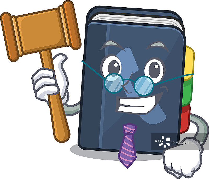 卡通风格电话簿吉祥物图片素材