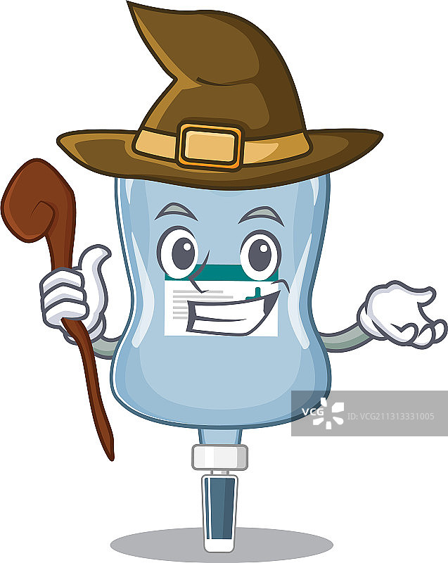 卡通风格盐水袋吉祥物图片素材