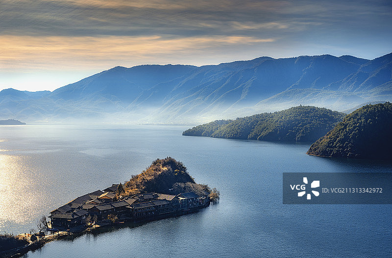 泸沽湖图片素材