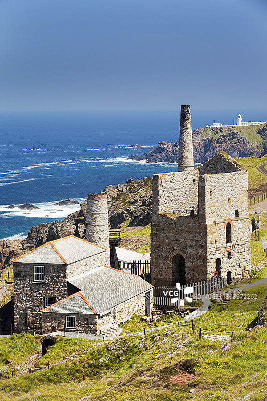 英国康沃尔彭丁的吉沃尔锡矿图片素材