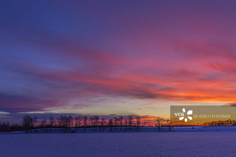 朝霞之美图片素材