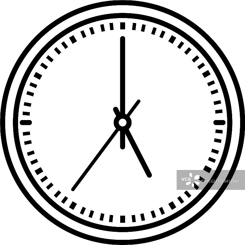五点钟时间线时钟图片素材