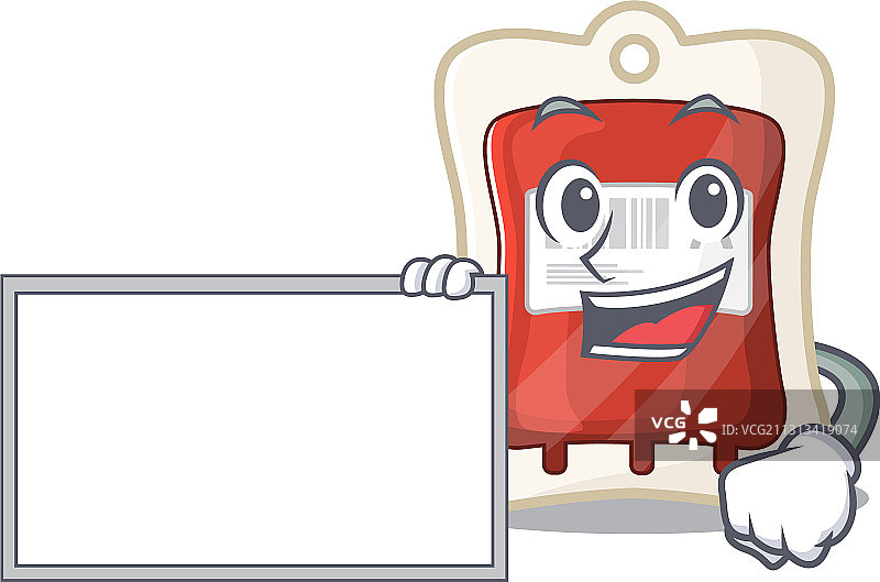 有趣的血袋卡通人物设计风格图片素材