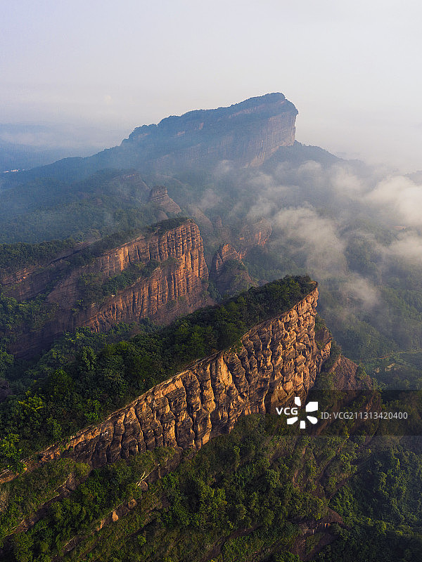 丹霞山姊妹峰图片素材