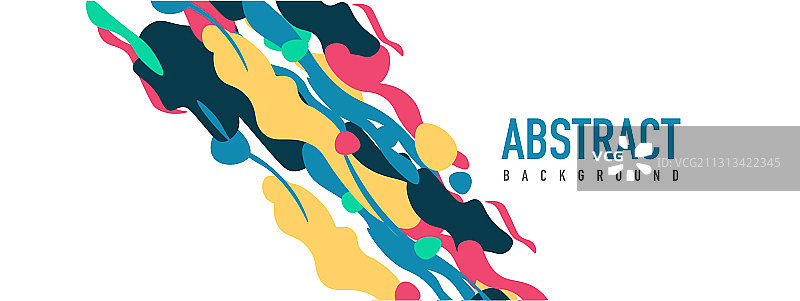 时尚的液体风格塑造抽象设计图片素材