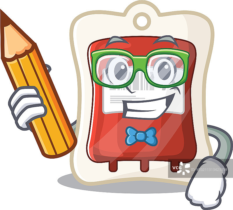 手持血袋的学生角色图片图片素材