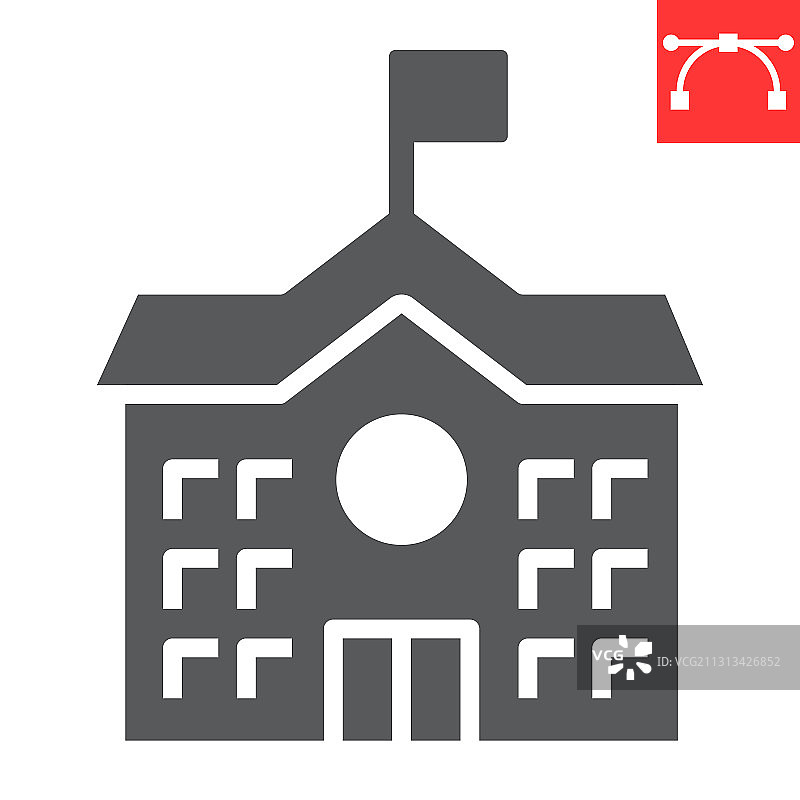 学校建筑标志，学校教育图片素材