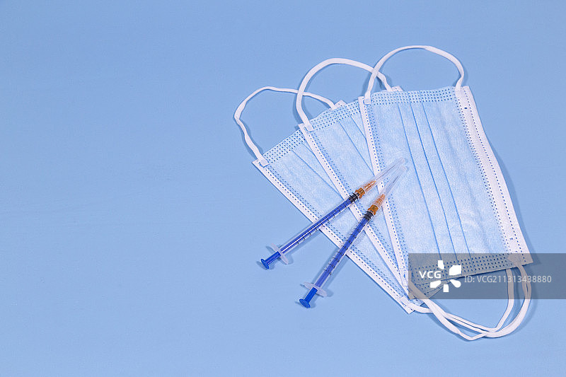 医疗用品安全防护口罩注射器图片素材