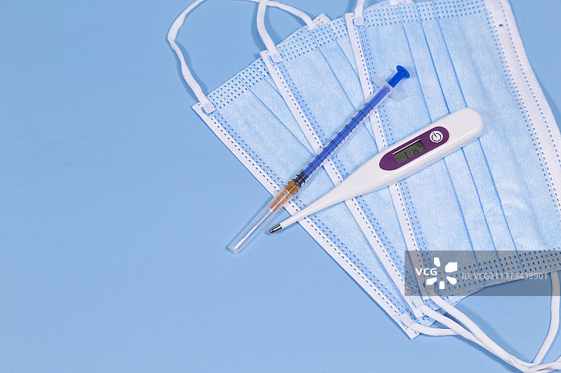 医疗用品安全防护口罩注射器图片素材