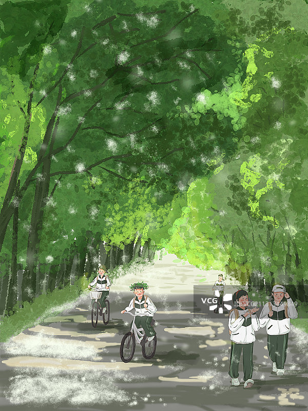 节气春分—竖版无字图片素材