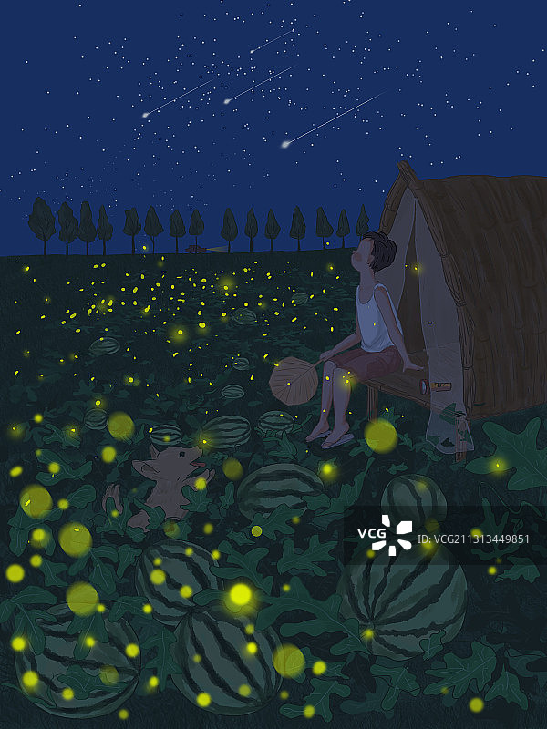 节气大暑—竖版无字图片素材