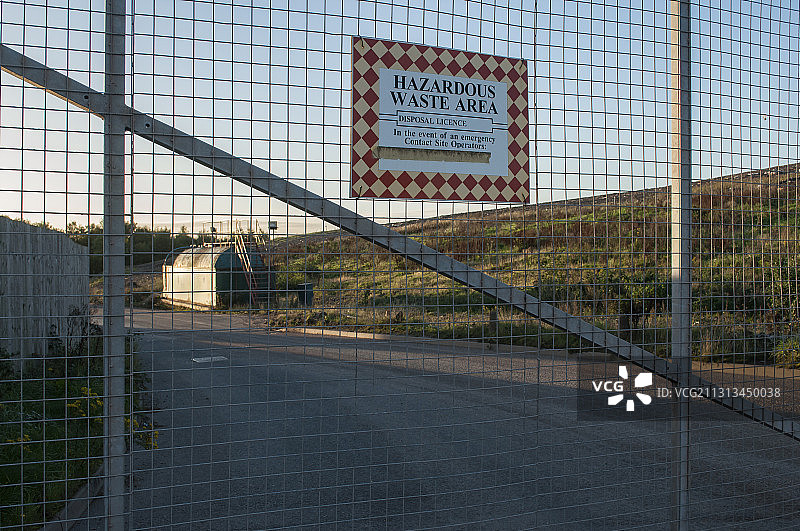 危险废物垃圾填埋场图片素材