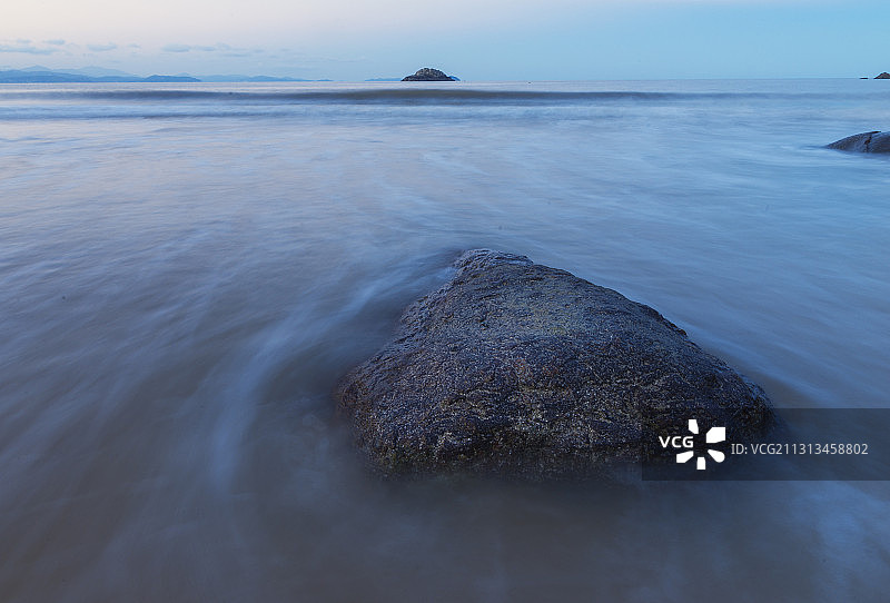 海岛日出图片素材