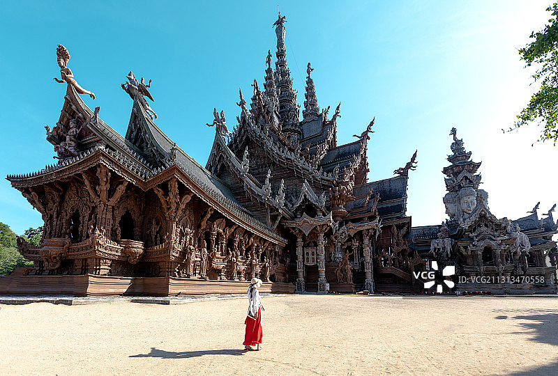 旅游真理寺泰国旅游图片素材