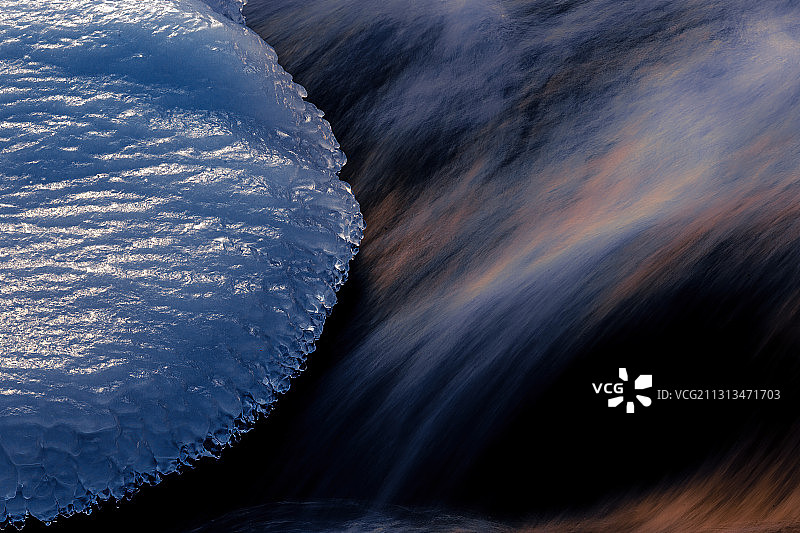 东北冷雪冰雾凇四方顶子雾凇岛吊水湖流星雨双子座魔界图片素材