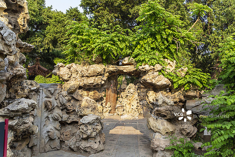 北京故宫（紫禁城）御花园风光图片素材