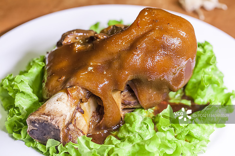 红焖肘子图片素材