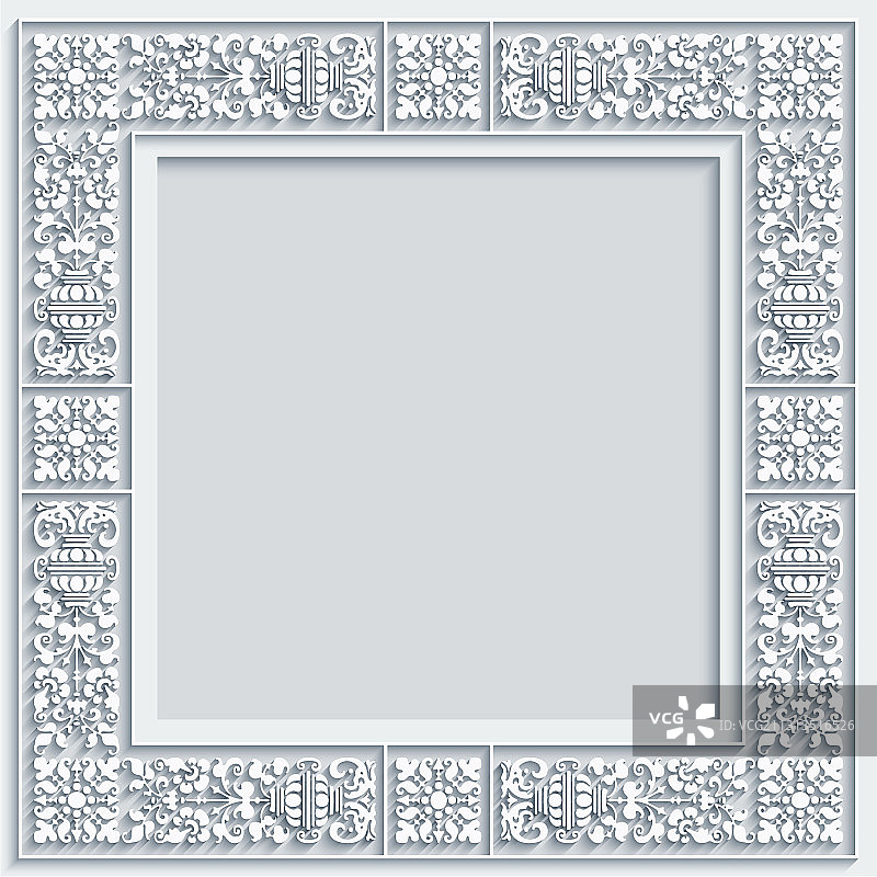 抽象装饰民族复古框架图片素材