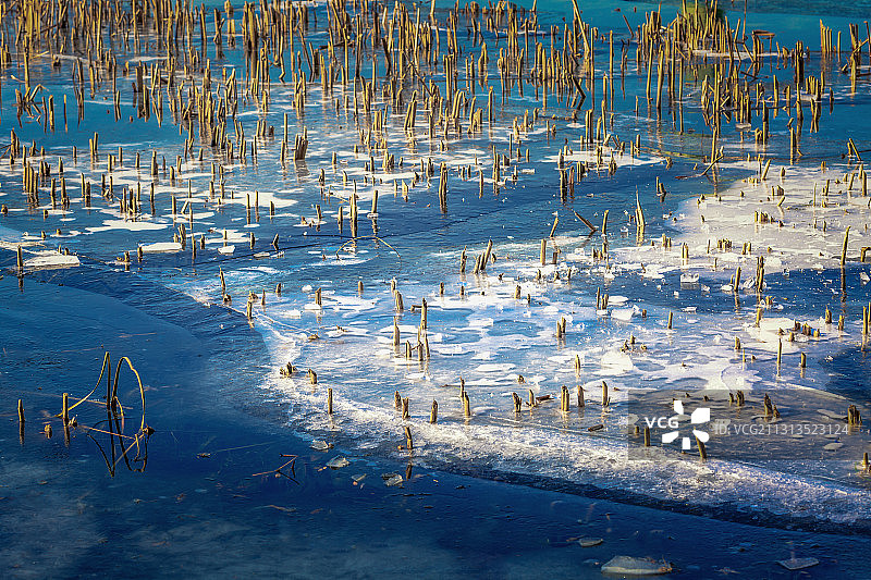 冬日冰河2+南湖公园（南京）图片素材