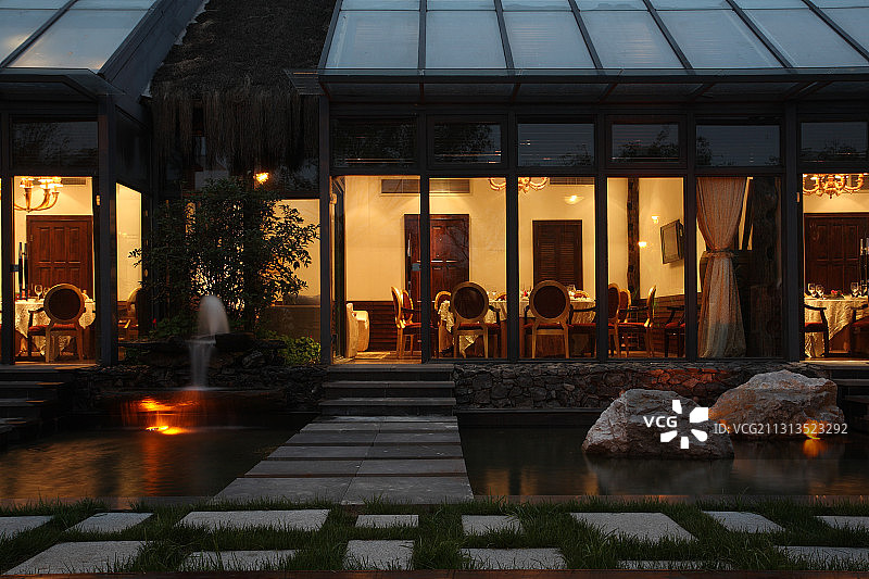 度假酒店餐厅图片素材