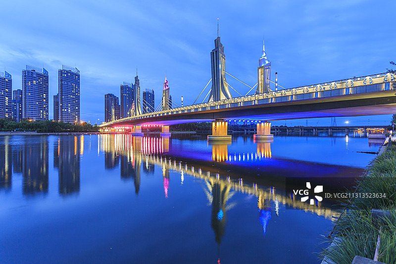 通州运河桥图片素材