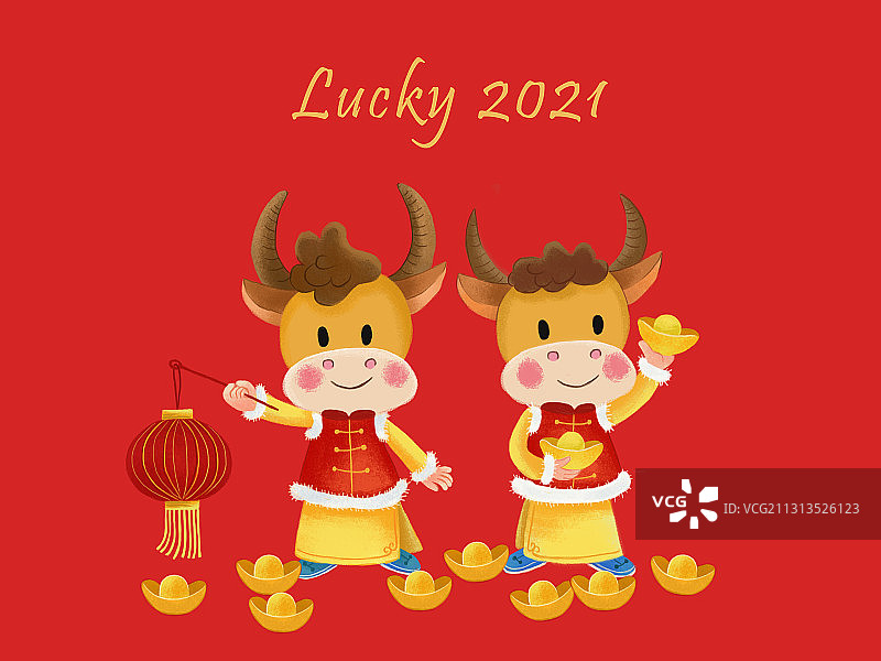 牛年大吉图片素材