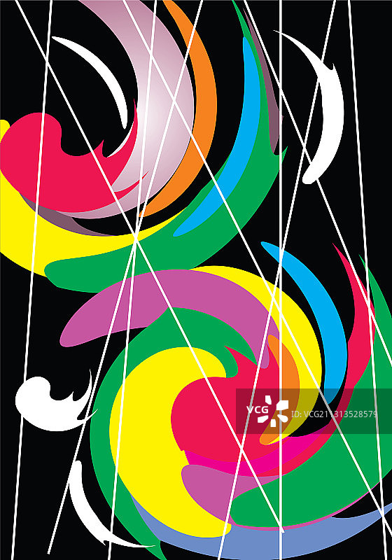 彩色飞溅图片素材