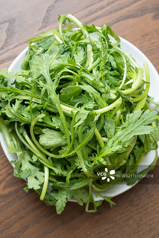 皇帝菜 火锅菜 茼蒿图片素材