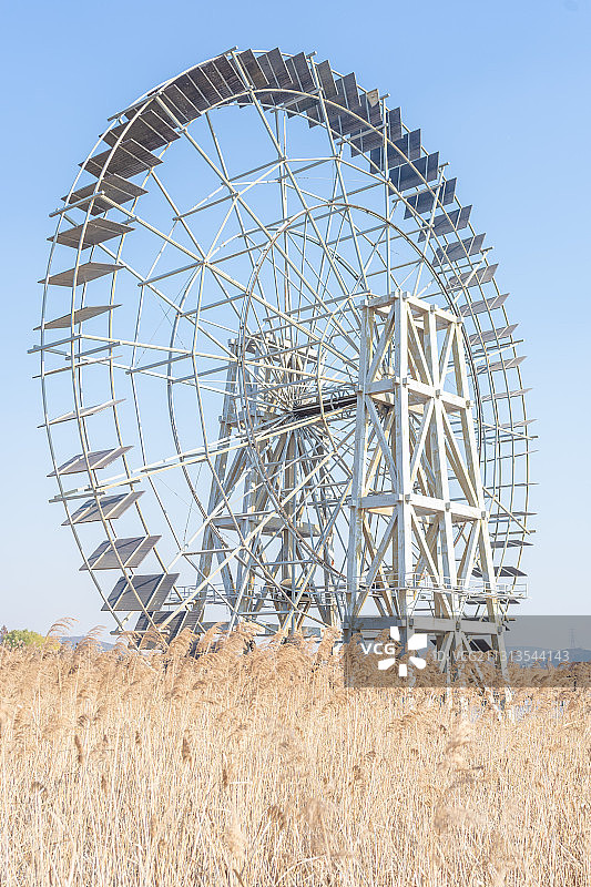 冬苇水车图片素材