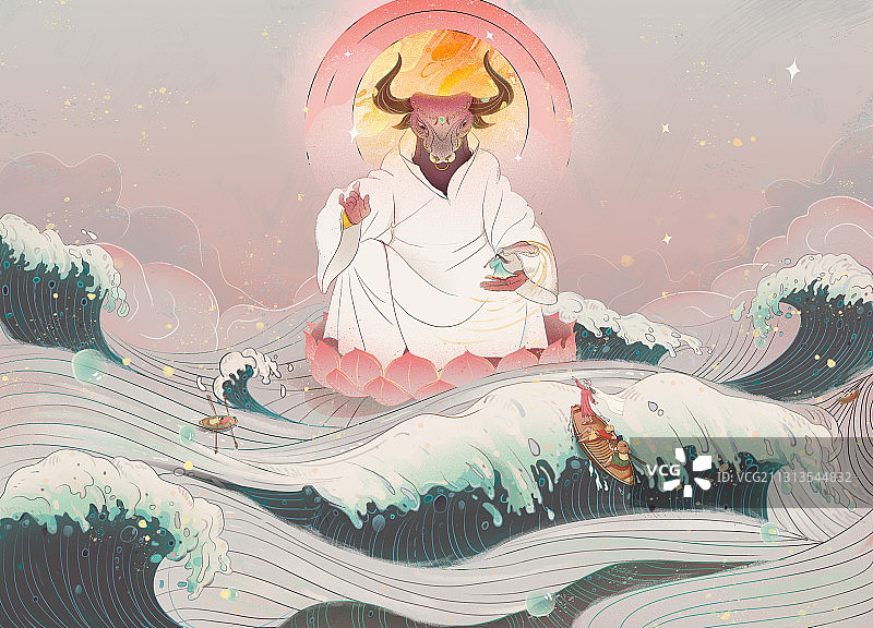 辛丑牛年图片素材