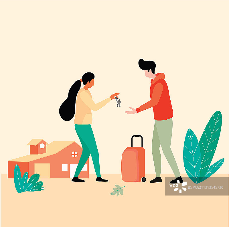 租赁房屋交接图片素材