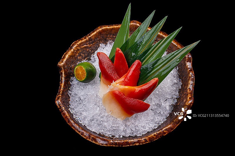 冰鲜北极贝图片素材