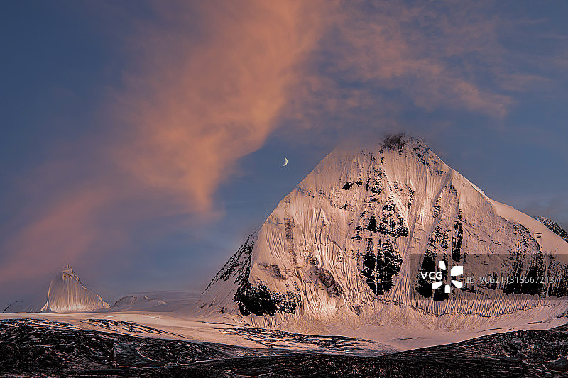 萨普冰川图片素材