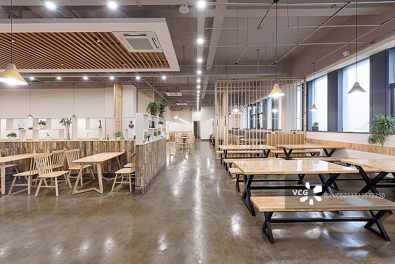 食堂内部图片素材